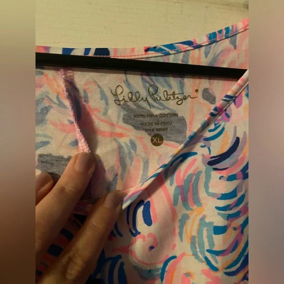 lilly pulitzer head in the sand marlowe dress size xl - Picture 4 of 4